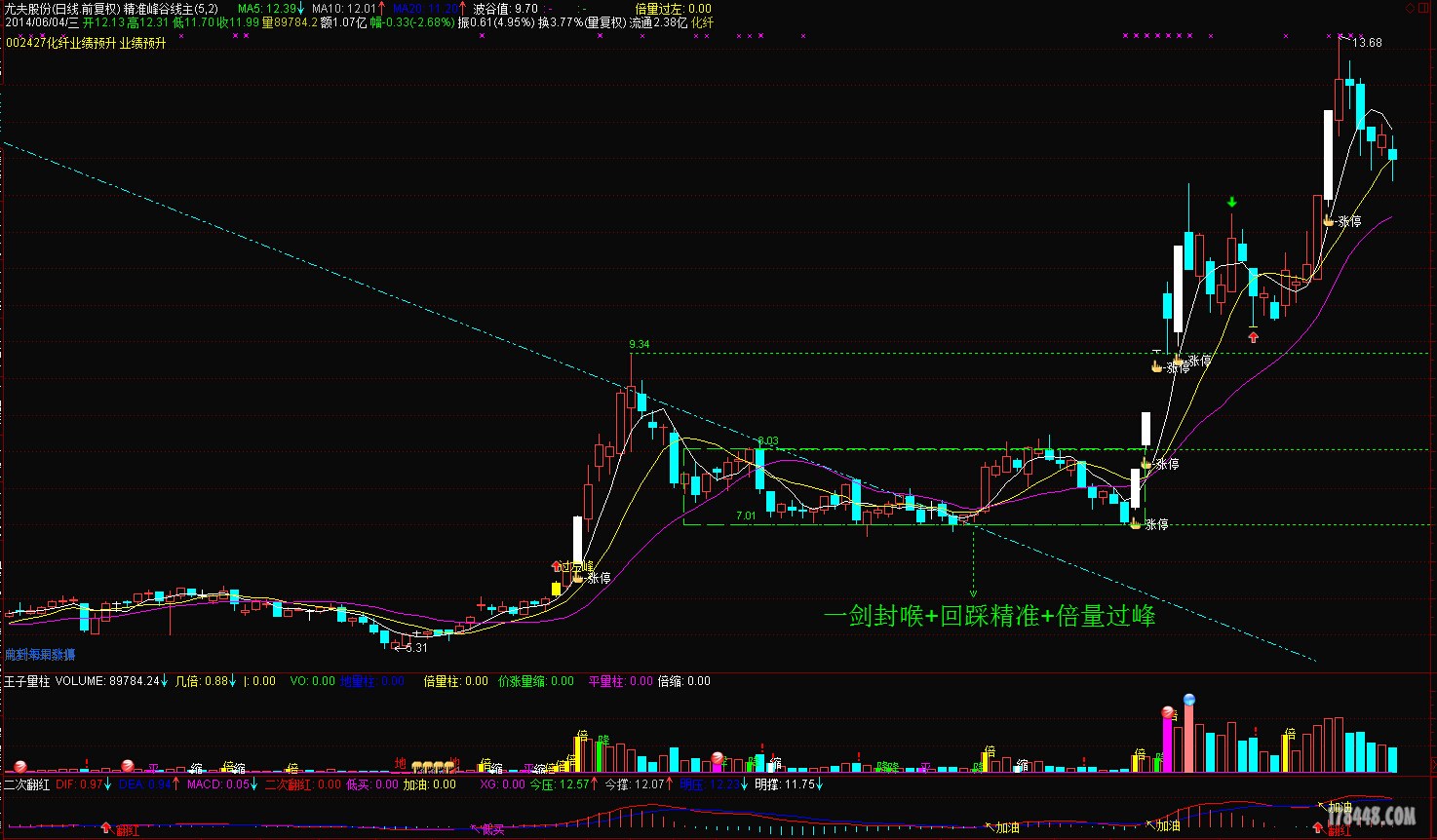 论旋极信息能复制尤夫股份的走势吗? - 伏击涨