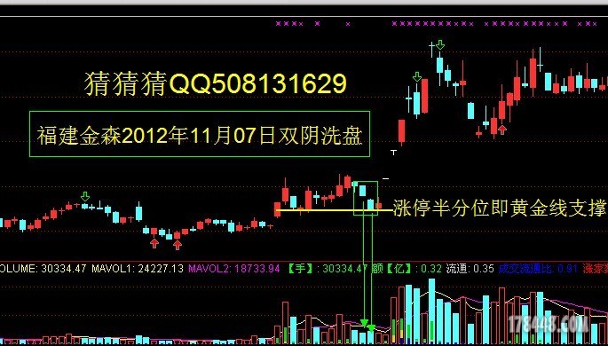 跳空双阴洗盘的案例分析和实际应用