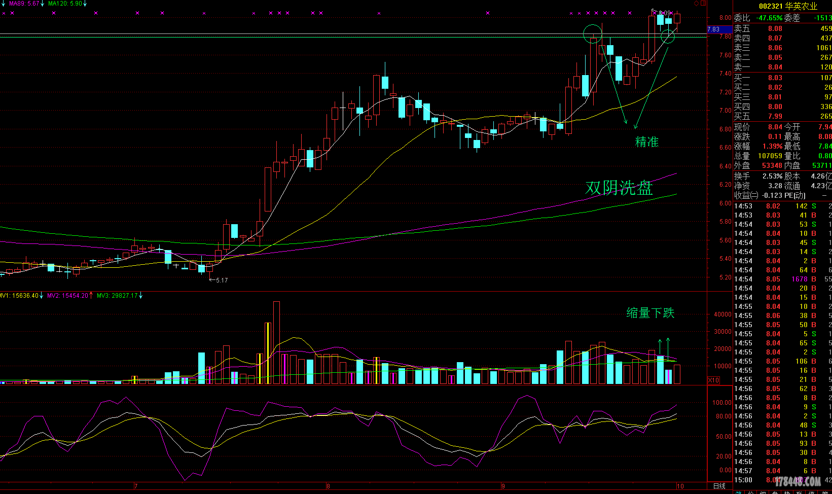 双阴洗盘(华英农业)