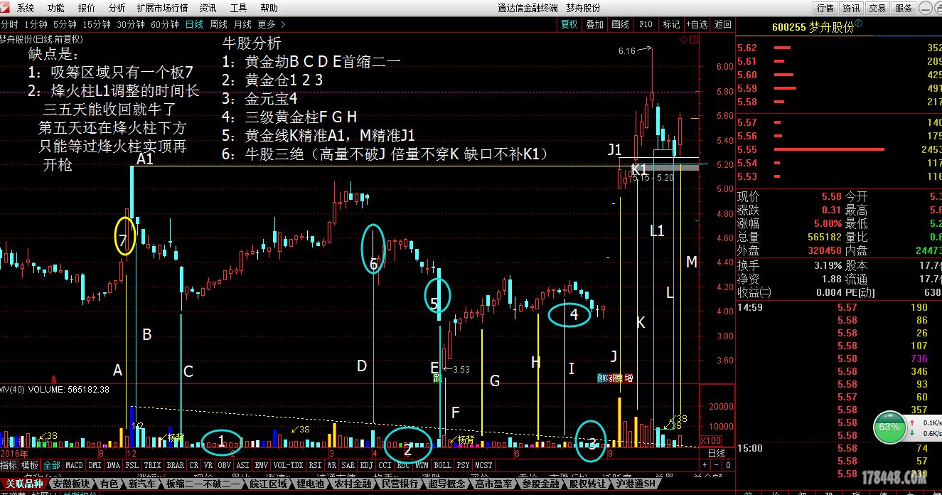 牛股预报 600255 梦舟股份 20171002.png