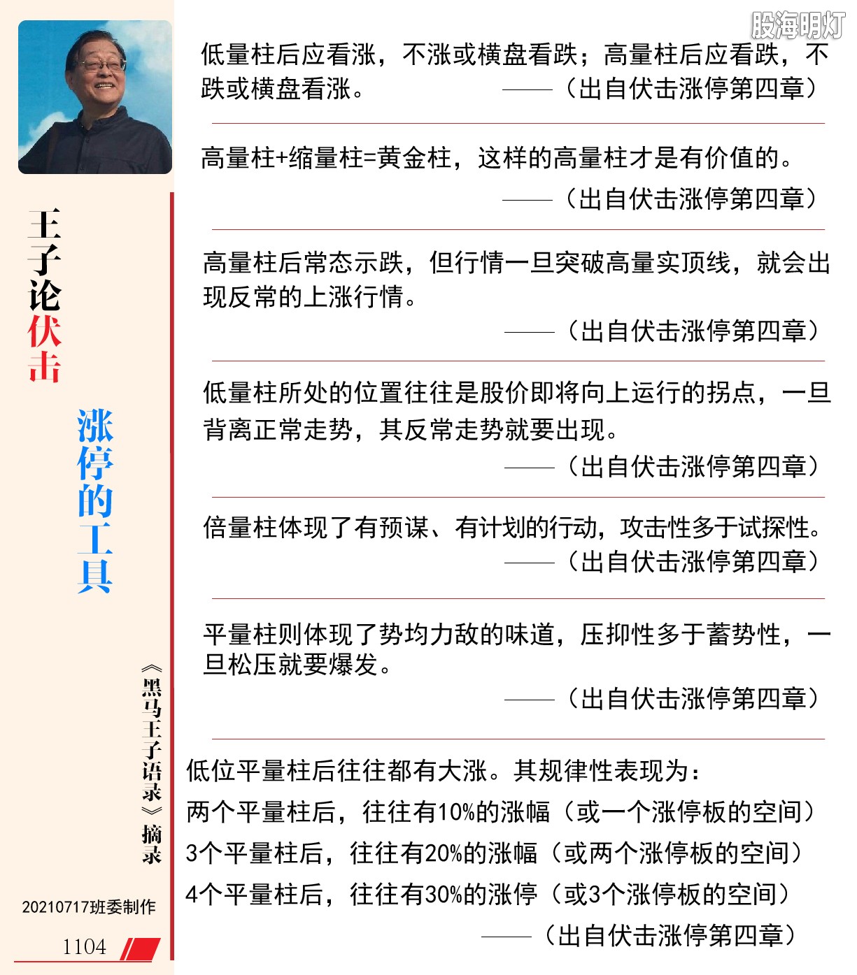 王子语录《伏击涨停》（二）